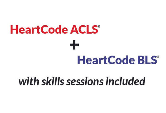 HeartCode Complete ACLS & BLS Bundle - Online AHA HeartCode Courses with Skills Session Included